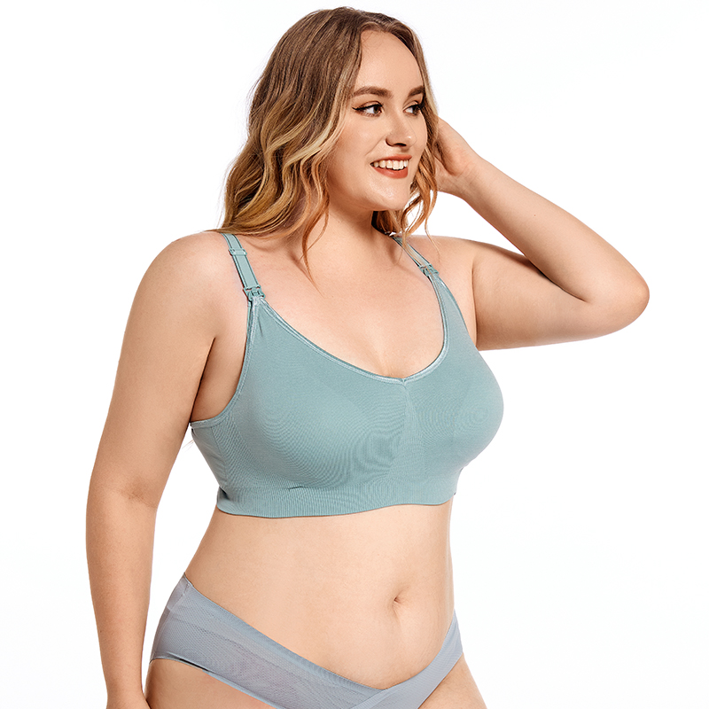 Nursing Bra Clip - Reggiseno premaman senza fili taglie forti