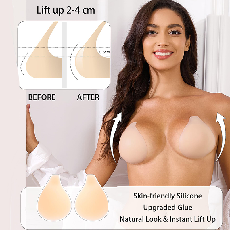 1/2 paia di reggiseni appiccic - Backless Bra Sticky recensione e prezzo